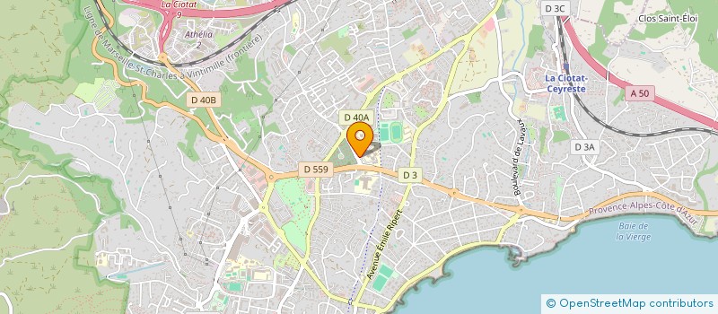localisation de l'entreprise COLLEGE LES MATAGOTS à LA CIOTAT