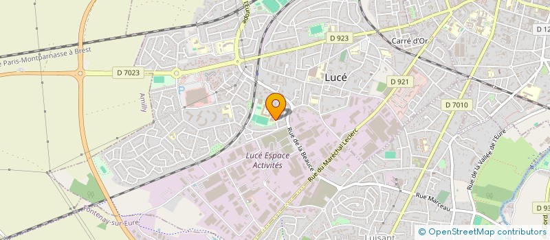 localisation de l'entreprise COLLEGE LES PETITS SENTIERS à LUCE