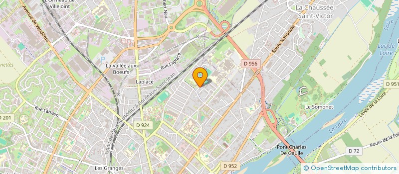 localisation de l'entreprise COLLEGE LES PROVINCES  BLOIS