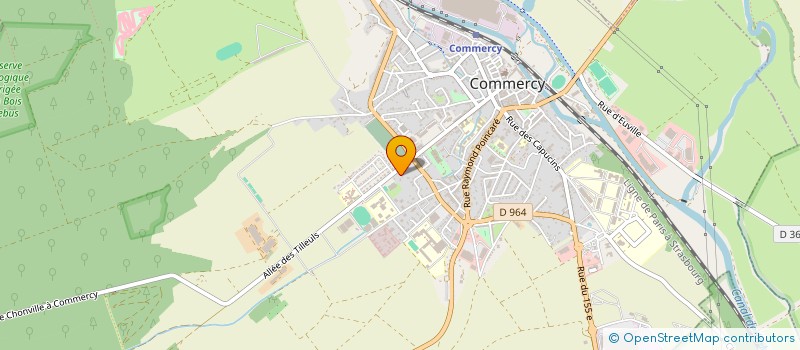 localisation de l'entreprise COLLEGE LES TILLEULS à COMMERCY