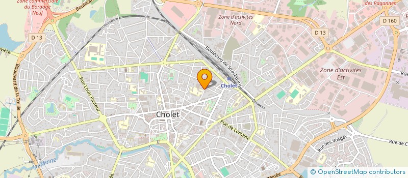localisation de l'entreprise COLLEGE LIBRE DE CHOLET à CHOLET