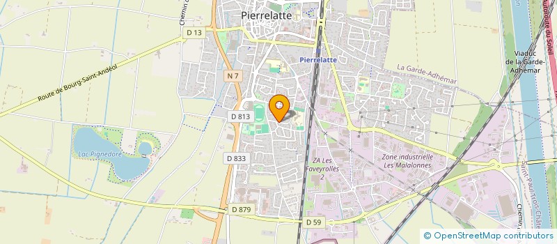 localisation de l'entreprise COLLEGE LIS ISCLO D'OR  PIERRELATTE