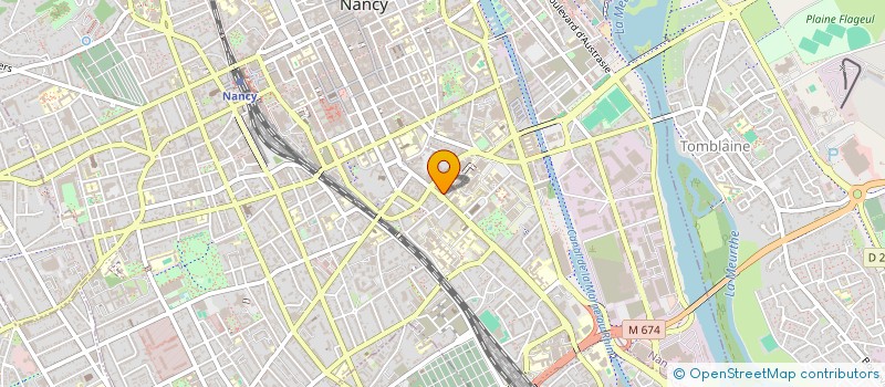 localisation de l'entreprise COLLEGE LORRAIN D'IMPLANTOLOGIE ET DE PROTHESE IMPLANTO-PORTEE  NANCY
