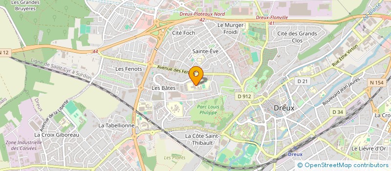localisation de l'entreprise COLLEGE LOUIS ARMAND à DREUX