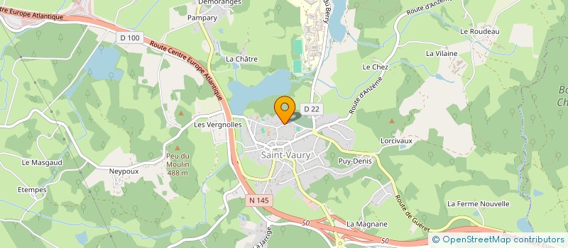 localisation de l'entreprise COLLEGE LOUIS DURAND  SAINT-VAURY