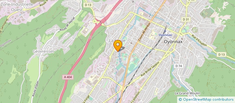 localisation de l'entreprise COLLEGE LOUIS LUMIERE à OYONNAX
