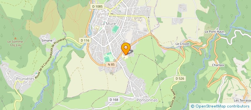 localisation de l'entreprise COLLEGE LOUIS MAUBERRET  LA MURE