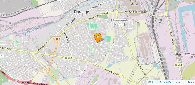 localisation de l'entreprise COLLEGE LOUIS PASTEUR  FLORANGE