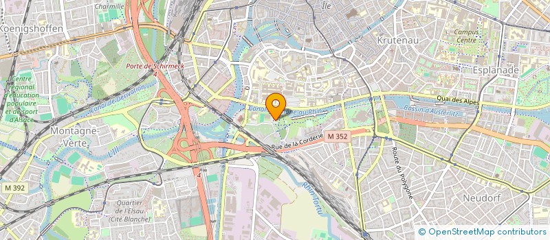 localisation de l'entreprise COLLEGE LOUIS PASTEUR à STRASBOURG