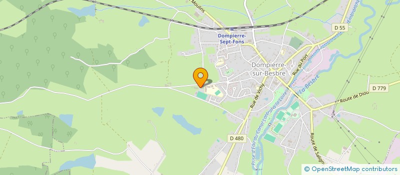 localisation de l'entreprise COLLEGE LOUIS PERGAUD à DOMPIERRE-SUR-BESBRE