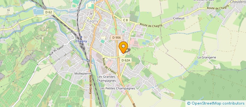 localisation de l'entreprise COLLEGE LOUISE MICHEL à CHAGNY