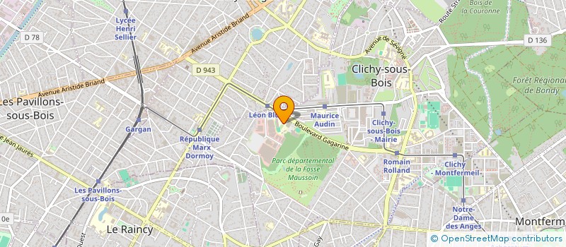 localisation de l'entreprise COLLEGE LOUISE MICHEL à CLICHY-SOUS-BOIS