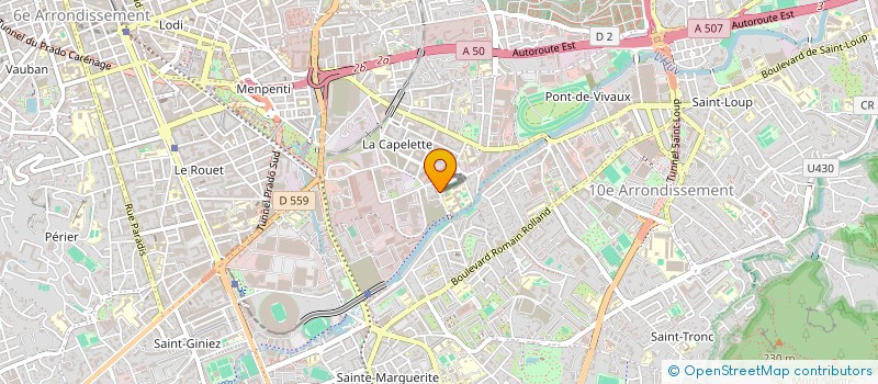 localisation de l'entreprise COLLEGE LOUISE MICHEL à MARSEILLE