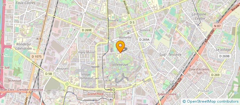 localisation de l'entreprise COLLEGE LUCIE AUBRAC à GRENOBLE