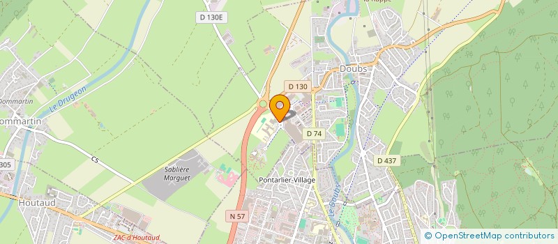 localisation de l'entreprise COLLEGE LUCIE AUBRAC  DOUBS