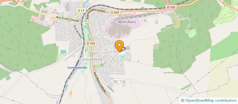 localisation de l'entreprise COLLEGE LYAUTEY  CONTREXEVILLE