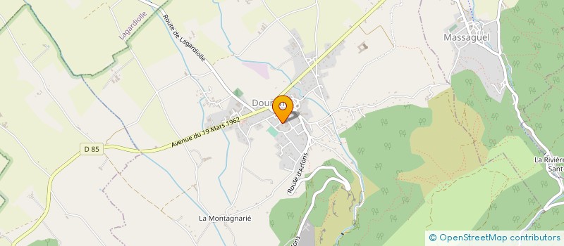 localisation de l'entreprise COLLEGE MADELEINE GROS à DOURGNE