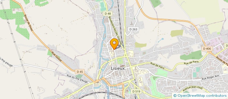 localisation de l'entreprise COLLEGE MARCEL GAMBIER  LISIEUX