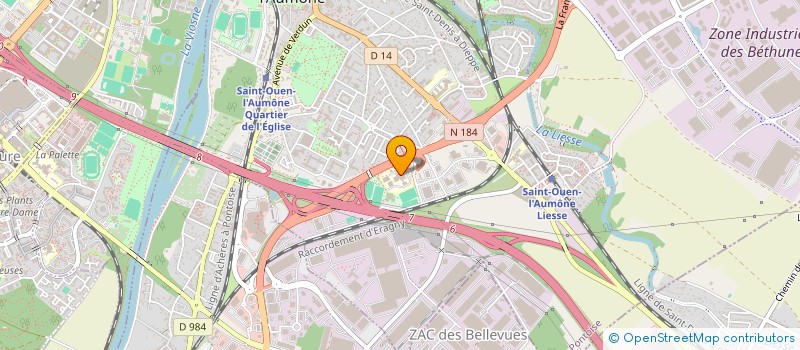 localisation de l'entreprise COLLEGE MARCEL PAGNOL à SAINT-OUEN-L'AUMONE