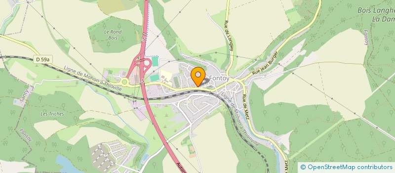 localisation de l'entreprise COLLEGE MARIE CURIE  FONTOY