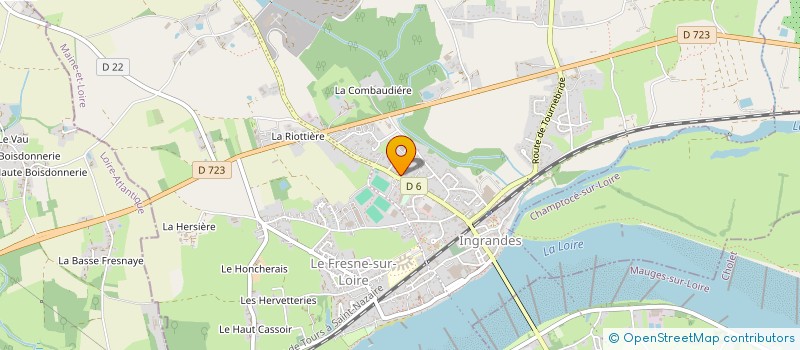 localisation de l'entreprise COLLEGE MARYSE BASTIE à INGRANDES-LE-FRESNE-SUR-LOIRE