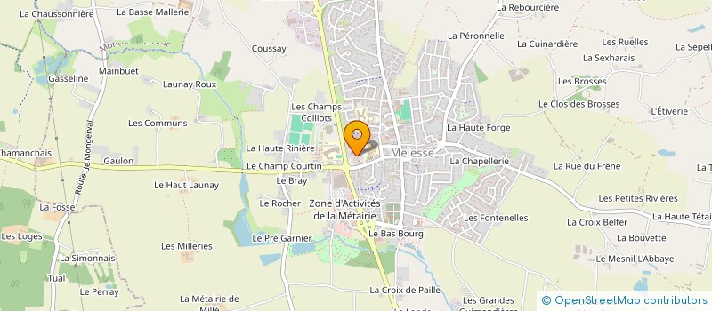 localisation de l'entreprise COLLEGE MATHURIN MEHEUT  MELESSE