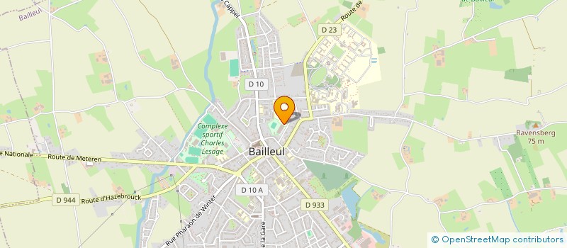 localisation de l'entreprise COLLEGE  MAXIME DEYTS à BAILLEUL