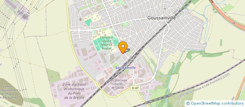 localisation de l'entreprise COLLEGE MAXIMILIEN DE ROBESPIERRE à GOUSSAINVILLE