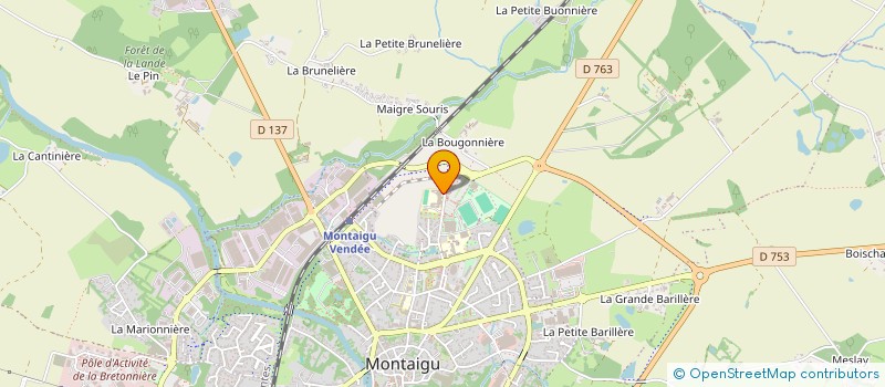 localisation de l'entreprise COLLEGE MICHEL RAGON à MONTAIGU-VENDEE