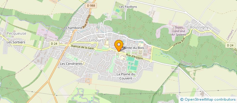 localisation de l'entreprise COLLEGE MICHEL VIGNAUD  LIMOURS