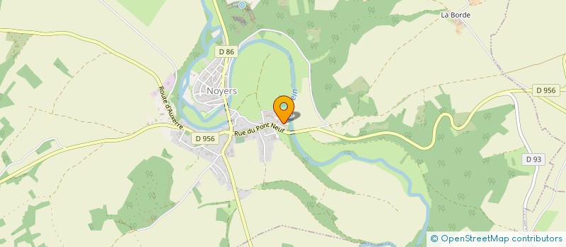 localisation de l'entreprise COLLEGE MILES DE NOYERS  NOYERS