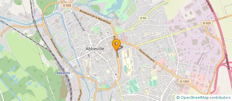 localisation de l'entreprise COLLEGE MILLEVOYE à ABBEVILLE
