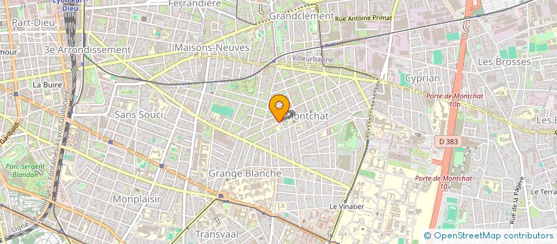 localisation de l'entreprise COLLEGE MOLIERE  LYON