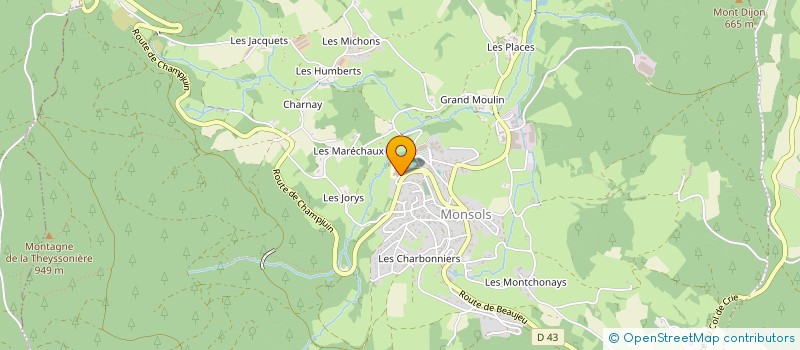 localisation de l'entreprise COLLEGE MONT SAINT-RIGAUD à DEUX-GROSNES