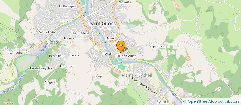 localisation de l'entreprise COLLEGE MONT VALIER à SAINT-GIRONS