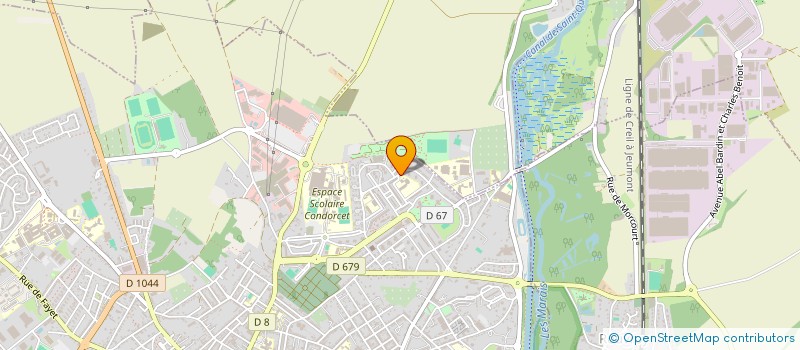 localisation de l'entreprise COLLEGE MONTAIGNE à SAINT-QUENTIN