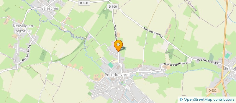 localisation de l'entreprise COLLEGE MONTAIGNE  POIX-DU-NORD