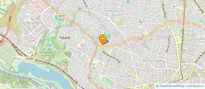 localisation de l'entreprise COLLEGE MONTCHAPET à DIJON