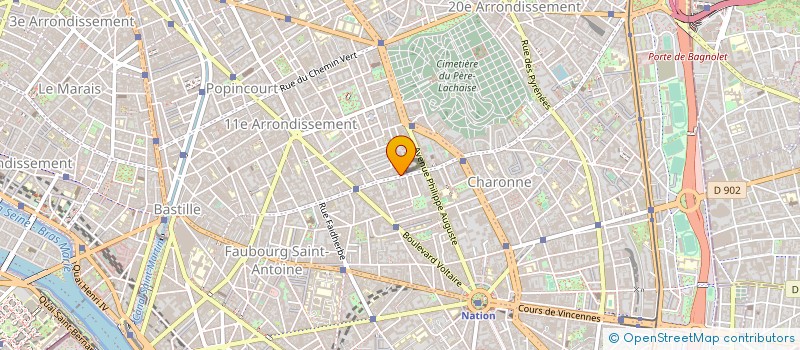 localisation de l'entreprise COLLEGE NAT DES GENERALISTES ENSEIGNANTS  PARIS