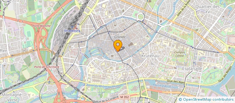 localisation de l'entreprise COLLEGE NAT OCCLUSODONTOLOGIE ALSACE à STRASBOURG