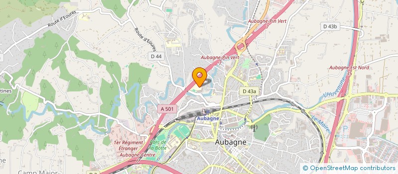 localisation de l'entreprise COLLEGE NATHALIE SARRAUTE à AUBAGNE