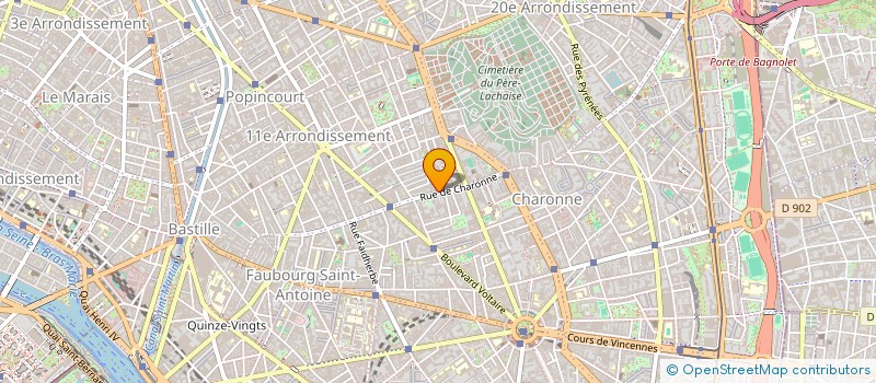 localisation de l'entreprise COLLEGE NATIONAL DES GENERALISTES ENSEIGNANTS - COLLEGE ACADEMIQUE  PARIS