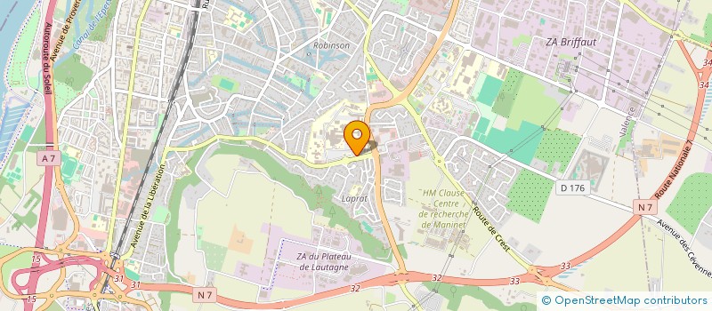 localisation de l'entreprise COLLEGE NATIONAL DES NEUROLOGUES DES HOPITAUX à VALENCE