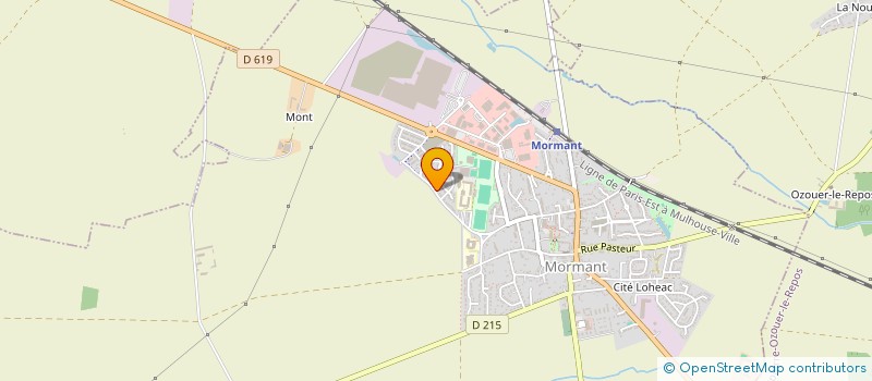 localisation de l'entreprise COLLEGE NICOLAS FOUQUET  MORMANT