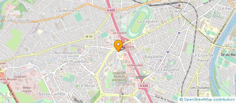 localisation de l'entreprise COLLEGE NICOLAS LOUIS VAUQUELIN à TOULOUSE