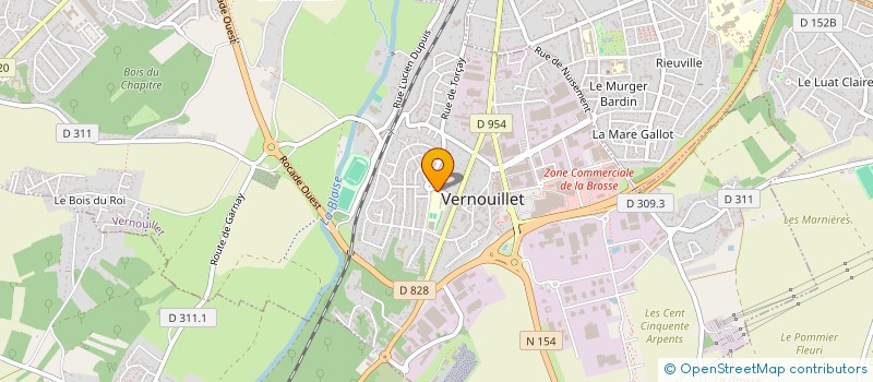 localisation de l'entreprise COLLEGE NICOLAS ROBERT à VERNOUILLET