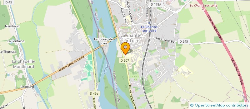 localisation de l'entreprise COLLEGE NIVERNAIS DE GERONTOLOGIE à LA CHARITE-SUR-LOIRE