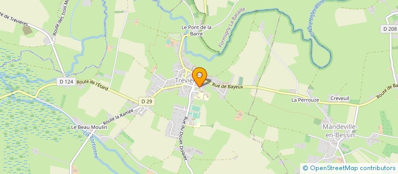 localisation de l'entreprise COLLEGE OCTAVE MIRBEAU  TREVIERES