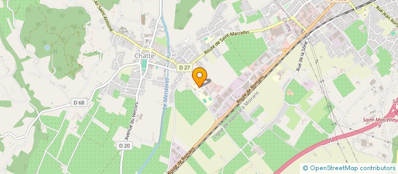 localisation de l'entreprise COLLEGE OLYMPE DE GOUGES  CHATTE