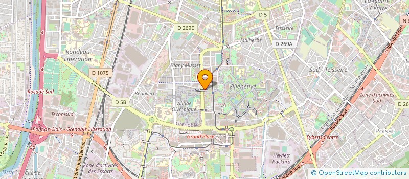 localisation de l'entreprise COLLEGE OLYMPIQUE à GRENOBLE